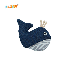 Famipet Manufacturer Custom Wholesale New Design Denim Animal Series Juguetes Para Gatos Soft Kitten Toy Pet <strong>Cat</strong> Toy with <strong>Catnip</strong> - Product Image 6