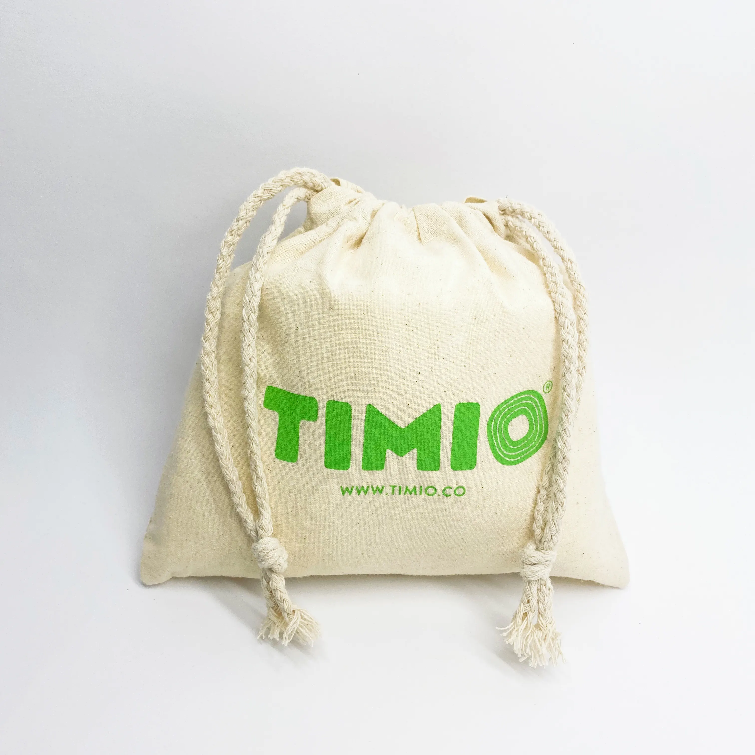 Naturale greggi 5 once 100% cotone calico piccolo organico borsa morbida tela di canapa con logo personalizzato