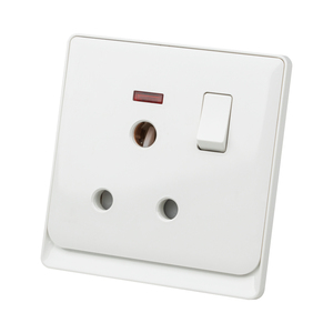 ABUK Panel de PC blanco de fábrica, 3 pines, Universal, multifunción, 2 entradas, 2 vías, tomas de corriente duales para el hogar, luz eléctrica, interruptor de pared