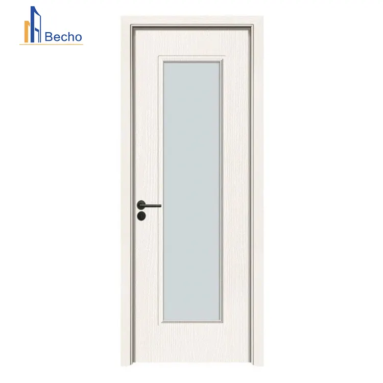 Design moderno porte interne impermeabili pressione Wpc per porta camera da letto porta Wpc porta con telaio