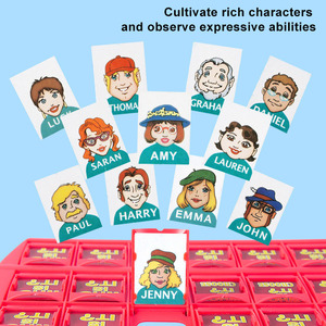 Guess Who <strong>I</strong> Am Parent Child Interaction Intellectual Thinking Training Toys Two-man Match Board <strong>Game</strong> Intelligence <strong>Game</strong> - Product Image 5