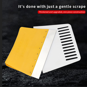 Zhongxing Scraper King masilla raspador engrosado de doble capa antorcha tablero madera hoja de acero masilla raspador Mingli - Product Image 3