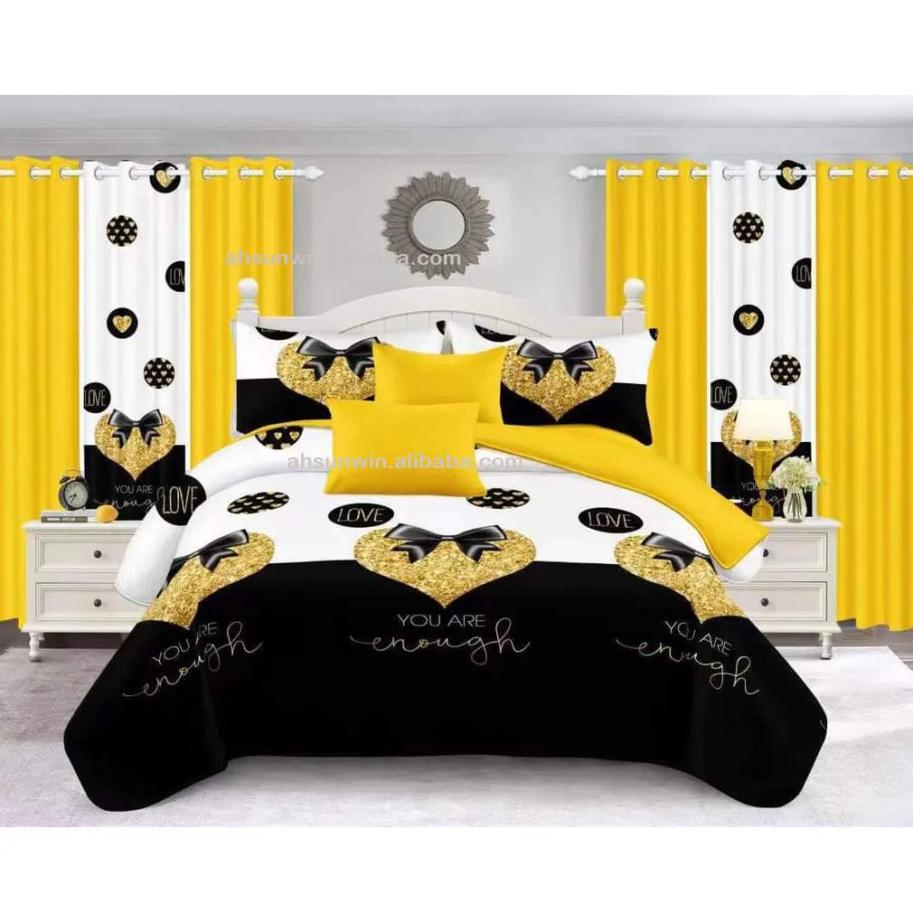 Comforter Cover Set King Queen Duvet Covers Luxury Bedding Customized Home Bedclothes 3pcs bed Sets