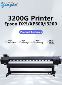 Yinghe 10ft XP600 barato eco impresora digital de inyección de tinta Logo banner máquina de impresión disen código 3200G impresora de gran formato gran oferta - Product Image 2