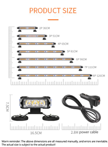 自動車用LEDワークライトバーストロボ緊急フラッシュランプバー車アクセサリー用カスタム14 20 26 32 37 43 50インチ - Product Image 5