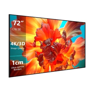 Alto rendimiento 72 pulgadas 16:9 trasero NANO 4K pantalla de proyección Pantalla de marco fijo - Product Image 1