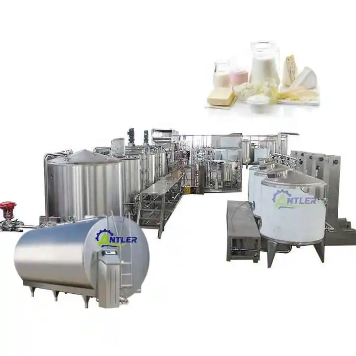 Suministro directo de fábrica Máquinas para hacer queso Precio de equipo para hacer yogur industrial