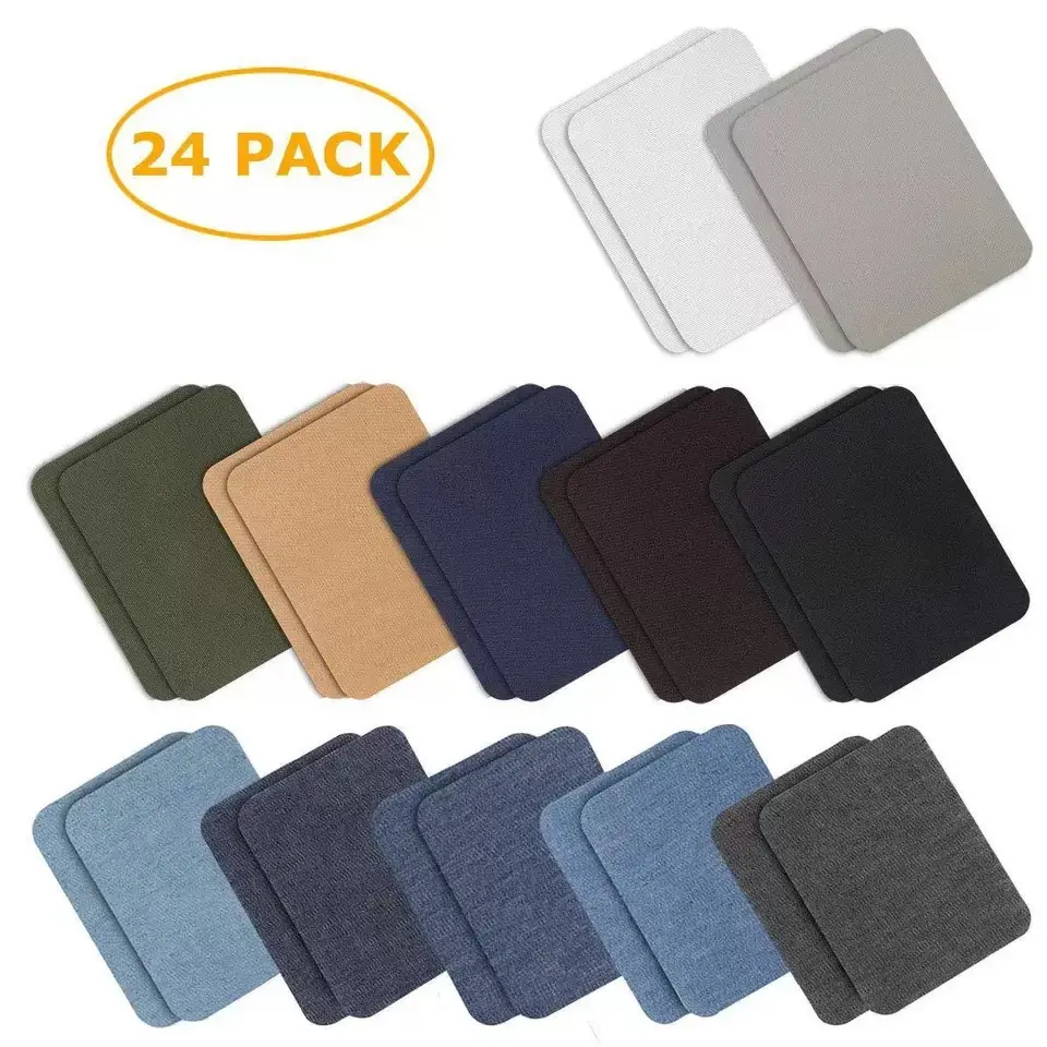 Factory direct sale low price repair Kit iron on denim patches