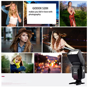 Godox TT520 II กล้องแฟลช TT520II Build-In 433MHz สัญญาณไร้สาย + ทริกเกอร์แฟลชสำหรับกล้อง DSLR Canon Nikon Pentax Olympus - Product Image 4