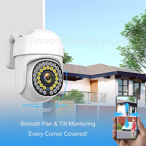 Sistema de cámara de seguridad inalámbrica 3mp 8CH Pantalla de 10,1 pulgadas luz dual visión nocturna intercomunicador bidireccional Cámara PTZ360 - Product Image 4