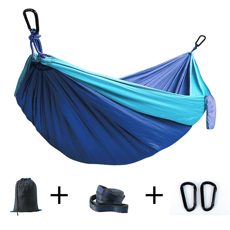 Sangle d'arbre bleu clair avec bleu foncé 2 (3m 18+1 boucles)