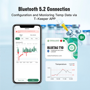 BlueTag T10 Bluetooth <strong>Temperature</strong> <strong>Sensor</strong> Recorder Wireless <strong>Temperature</strong> <strong>Monitoring</strong> <strong>Systems</strong> - Product Image 6