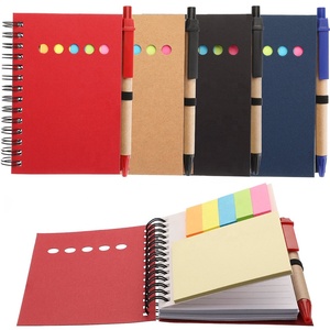 定制商务笔记本可定制螺旋衬里记事本套装，带笔和便签 - Product Image 2