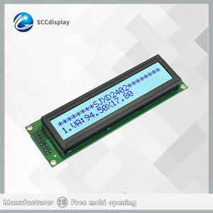 JXD2402A-IIC COB STN Grau Positive LCD Modul 24x2 Zeichen Display mit Easy IIC/I2C Schnitts telle Integration