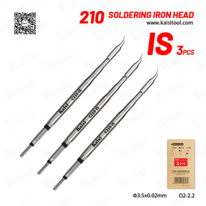 ในสต็อก! Kaisi C210 หัวแร้งพร้อม 1/3 ชิ้นเคล็ดลับหัวแร้งสําหรับซ่อมโทรศัพท์ DIY อเนกประสงค์อะไหล่หัวแร้งเคล็ดลับ - Product Image 2