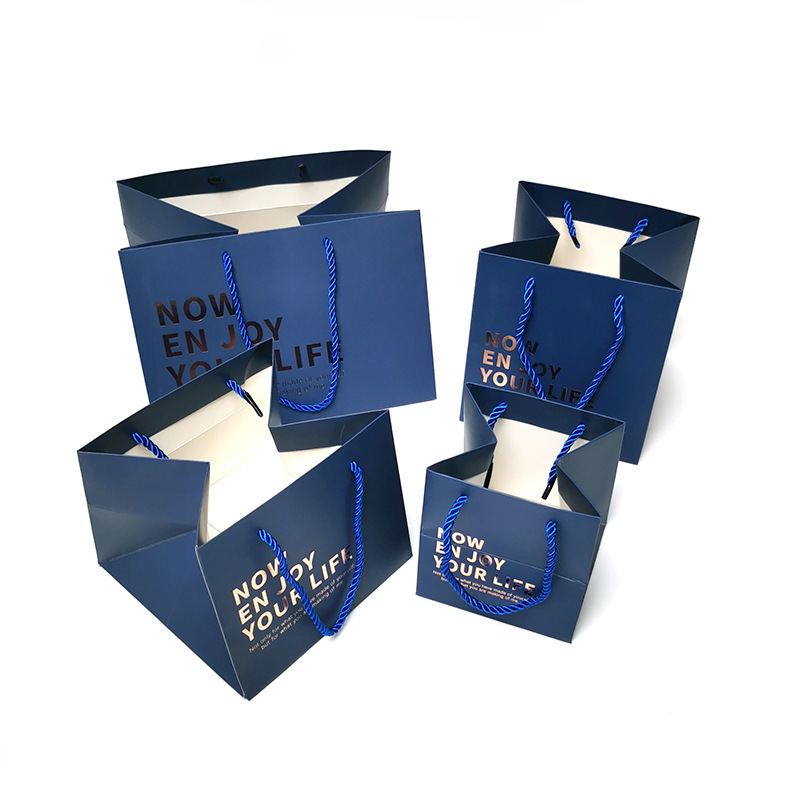 blue tote bag