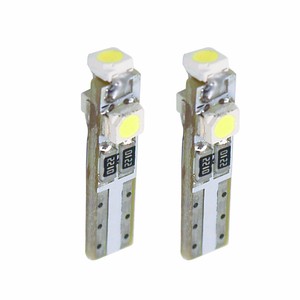 Toptan DC 12V W2.3W araba Dashboard uyarı ampul T5 74 17 0.5W 3SMD 1210 Canbus hatasız araç LED ışık ampul 7 renkler - Product Image 1