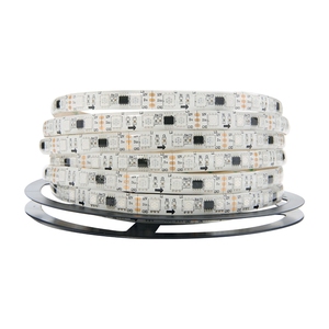 WS2811 striscia Led 5m 60 Leds/m IP30/IP65/IP67 impermeabile DC12V bianco/nero PCB 2811 indirizzabile digitale striscia di luce a Led - Product Image 1