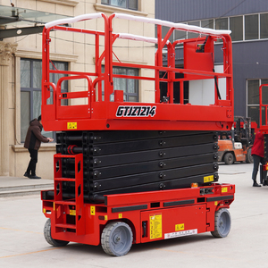 6M 8M 10m 12M 14m Điện di động kéo nâng lên thủy lực di động điện Scissor Lift cho công việc trên không - Product Image 4
