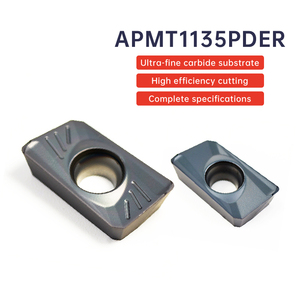 Apmt1135pder apmt1604pder carbide הוספת כרסום קרביד חוטי הזנה גבוהה | חיתוך מתכת cnc עבור פלדה טיטניום וחלל - Product Image 2