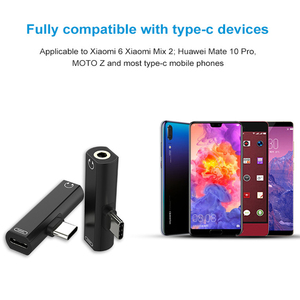<strong>2</strong> <strong>in</strong> <strong>1</strong> Type-C to 3.5mm Jack Earphone Cable USB-C Charging Charge Code for Samsung Xiaomi Huawei LG HTCMini Type C Audio Adapter - Product Image 4