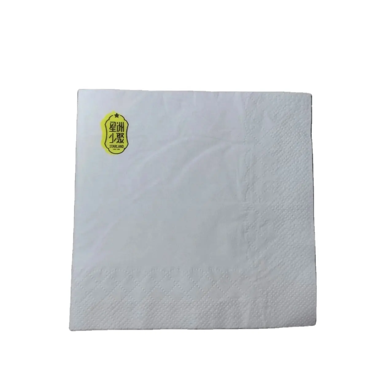 1/4 bianco piegato usa e getta tovaglioli di carta per la cena fazzoletti per il ristorante dell'hotel