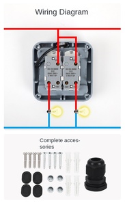 IP66ウォールライトスイッチ2Way屋外防水ダストベル押しボタンスイッチ - Product Image 6