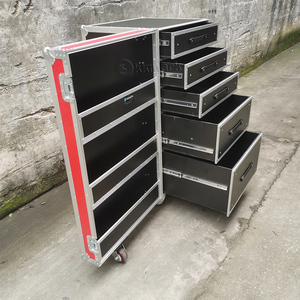 Cho hiệu suất ngoài trời tải cao tiêu chuẩn nhôm & ván ép 5-ngăn kéo video workbox trường hợp chuyến bay OEM/ODM có sẵn - Product Image 6