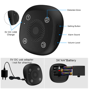 Sensor de movimiento infrarrojo Solar impermeable, sistema de alarma antirrobo inalámbrico para entrada, Sensor de movimiento PIR para seguridad al aire libre - Product Image 3