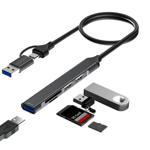 アダプタータイプCマルチポートUSBからTfSdカードリーダー5In1タイプCハブ - Product Image 3