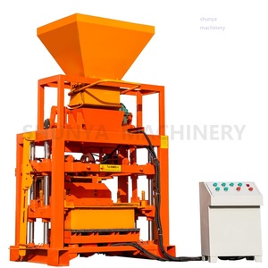 High Efficiency QTJ4-35 Concrete Brick Making Machine <strong>Automated</strong> <strong>Block</strong> Manufacturing Machines