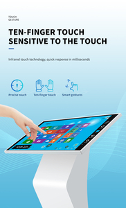 Chiosco Touch Screen Self Service coda terminale chiosco Hd Touch Screen in piedi 49 pollici chiosco supermercato Touchscreen - Product Image 3