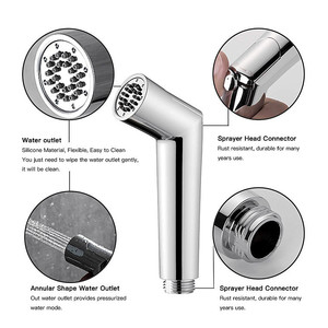 New Design Toilets Handheld <strong>Bidet</strong> with Switch Chrome <strong>Bidet</strong> Sprayer Set Factory <strong>Price</strong> - Product Image 2