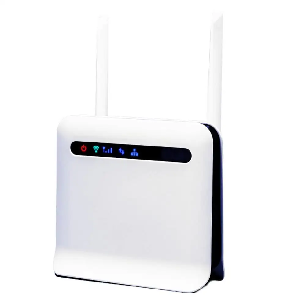 Europe Version B1/3/5/7/8/20/40 Wireless Indoor Outdoor CPE Router High Speed 300Mbps Modem 4G LTE SIM Card