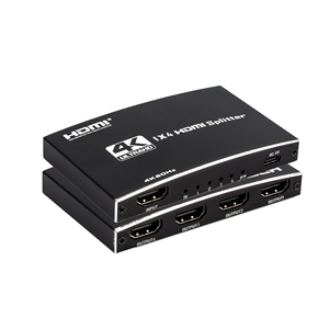 新しい4K HDMIスプリッター4ポート1 in 4 Out HDMI2.0 RGB8;8;8 TVモニター用スカラー機能プロジェクタースプリッターHDMI 4ウェイ - Product Image 1