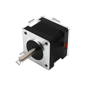 NEMA 14 2 pha 1.8 độ lai động cơ bước kích thước nhỏ cho điều khiển máy in 3D RoHS được chứng nhận - Product Image 2