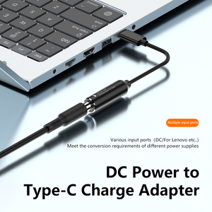 USBDCからタイプCへのラップトップDC電源からタイプCへのコンバーター短線DC入力PD出力65W自動認識5V9V20V - Product Image 5