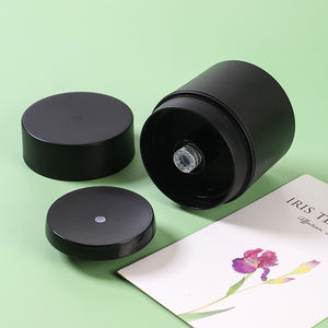 30ml 50ml đôi tường không có không khí bơm <span class=keywords><strong>Jar</strong></span> Matt Đen chăm sóc cá nhân nhựa không có không khí chai bơm lại mỹ phẩm không có không khí bơm <span class=keywords><strong>Jar</strong></span> - Product Image 6