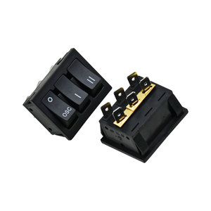 Kaliteli 3 düğme 6 Pin iki konumlu KCD elektrikli cihaz kontrol anahtarı paneli soket ve anahtarı 12V Rocker anahtarı - Product Image 1