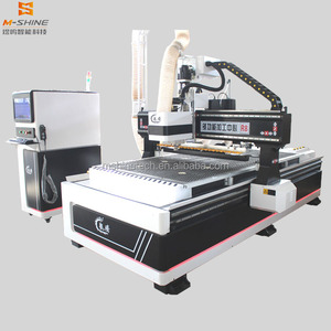 Macchina lineare del router di legno di cnc di atc per il router di cnc di solidwood atc con la tabella di scarico di caricamento automatica - Product Image 3