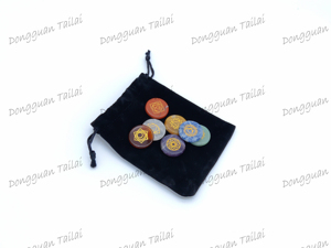 Çakra taşları seti 7 kazınmış çakra sembolleri cadı zanaat malzemeleri kiti ve araçları yeni başlayanlar için uygun Yoga meditasyon - Product Image 5