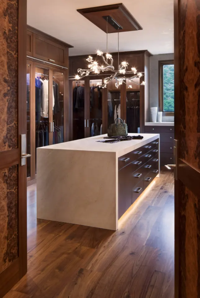 HangZhou Vermont Luxury Wardrobe Walk In Closet For Male Living Room Furniture Glass Door Design Modern Display Racks