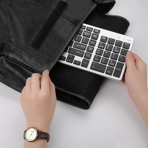 Teclado Bluetooth inalámbrico recargable, teclado con teclado numérico, diseño Bluetooth para iPad, tableta y teléfono