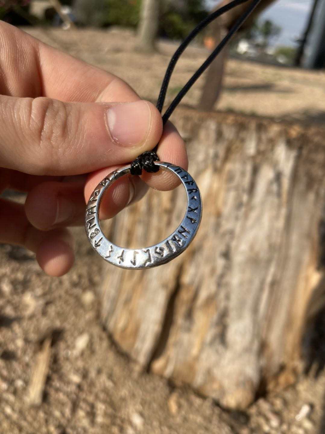 Black Rope Antique Silver