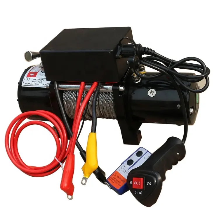 Truck DC 12v 500lbs micro horn electric winch