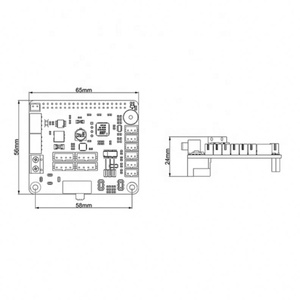 Raspberry Pi 5 Placa de expansión de potencia Sistema de control de automatización industrial