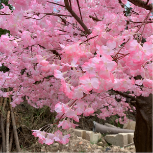 人工木桜屋外コマーシャル人工桜木ビッグホワイトピンク花桜 - Product Image 4