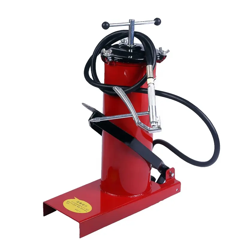 Bomba de grasa neumática de alta presión, inyector de grasa de pedal de lubricación, 5l/8L/10L, OEM Factory