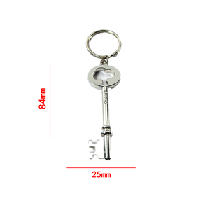 Low Price Customization Fine <strong>Key</strong> Shape Metal Keychain Pendant Personalized Bag Charm Creative Gift Keyring <strong>Key</strong> Holder - Product Image 6