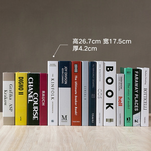 MSFB2301 Simulation Ornament <strong>Book</strong> Home <strong>Living</strong> Room Decoration <strong>Book</strong> Hardcover Board Decor <strong>Book</strong> Printing - Product Image 3
